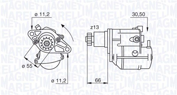 MAGNETI MARELLI Starter 063280053010